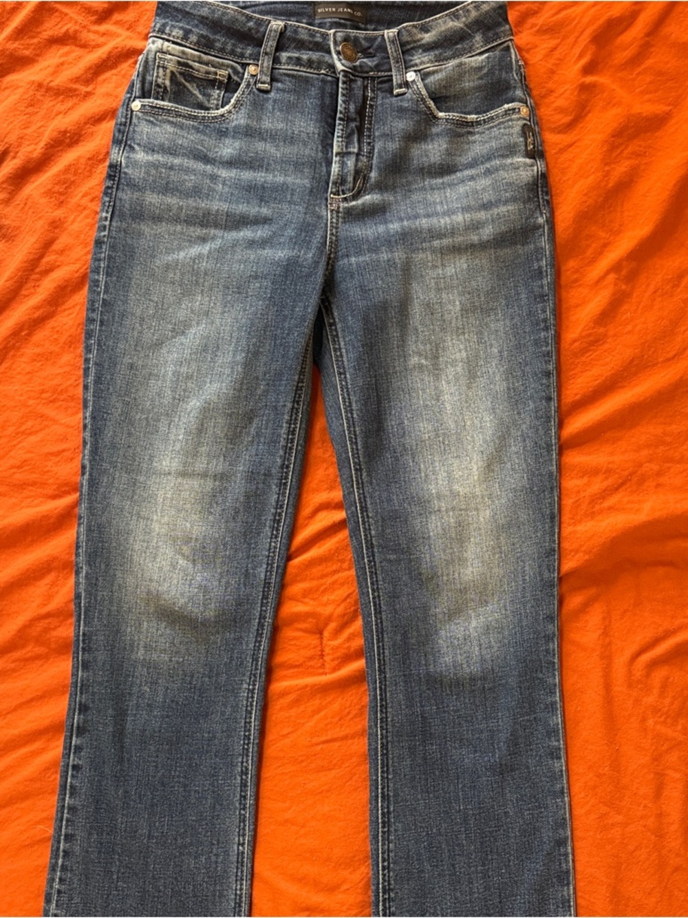 Silver Jeans Medium Wash Straight Leg Denim